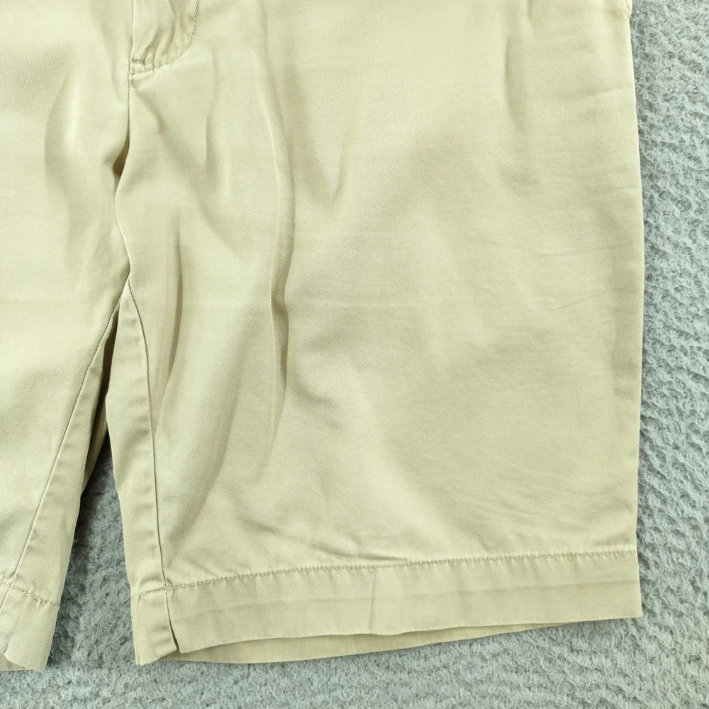 Polo Ralph Lauren Shorts Mens 34 Beige 9 Inch Classic Chino Cotton Casual